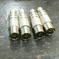 JAK ANTENA TV/JAK SAMBUNGAN KABEL ANTENA TV BESI SIVER