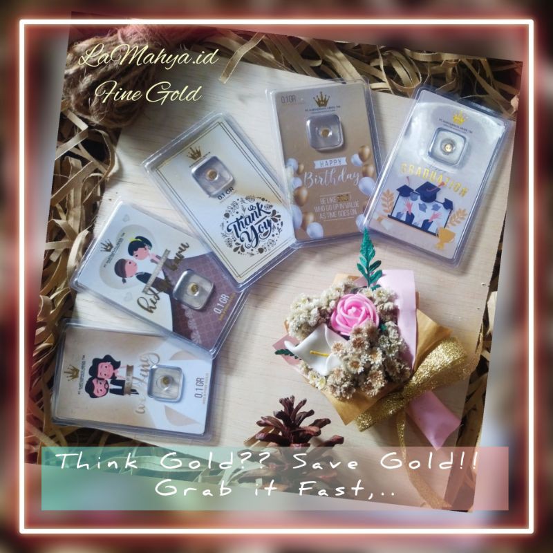 LM 24k Emas Mini 0,1 gr HARTADINATA Minigold