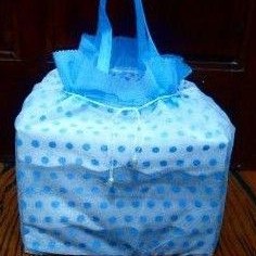 (1lusin =12 pcs) Tas hajatan serut tipis motif polkadot 22(0403)