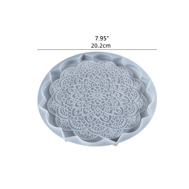 Siy Cetakan Epoxy Resin Bentuk Mandala Bahan Silikon
