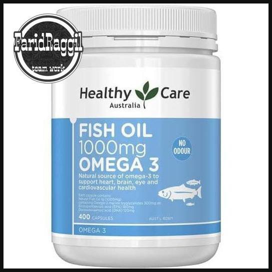Healthy Care Fish Oil 1000mg Omega 3 - 400 caps