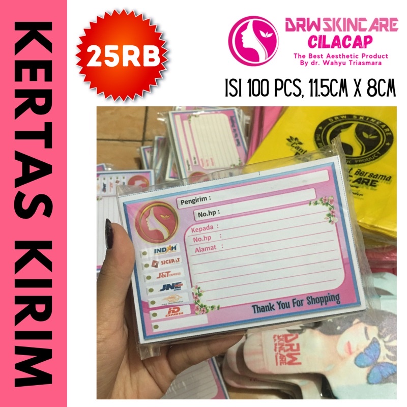 

LABEL / STIKER PENGIRIMAN DRW SKINCARE DRWSKINCARE
