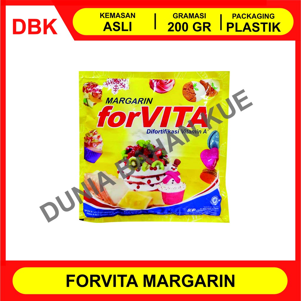 

FORVITA MARGARINE SACHET 200 GR