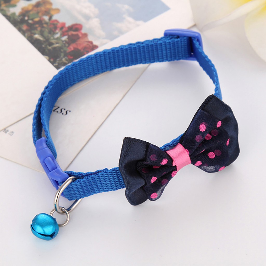 Kalung Leher Adjustable dengan Lonceng untuk Anjing / Kucing