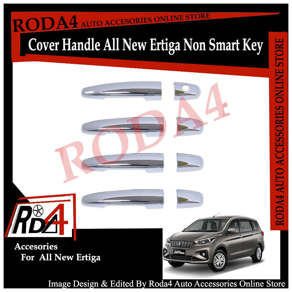 Pegangan Pintu Cover Handle All New Ertiga 2018 Chrome Non Smart Key