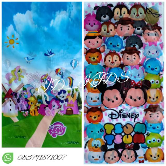 

17x35 Plastik Goodie Bag Kantong Snack Souvernir Hampers Ultah Pony Tsum tsum