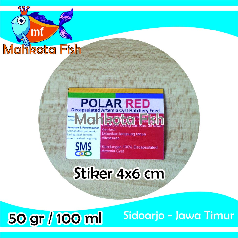 Botol Polar Red | Botol Repack 50 gr / 100 ml Polar Red | Polar Red