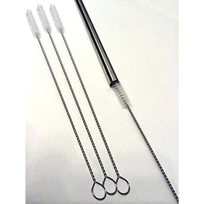 Sikat Pembersih Sedotan Stainless Steel Untuk Bagian Dalam Harga 1 Pcs