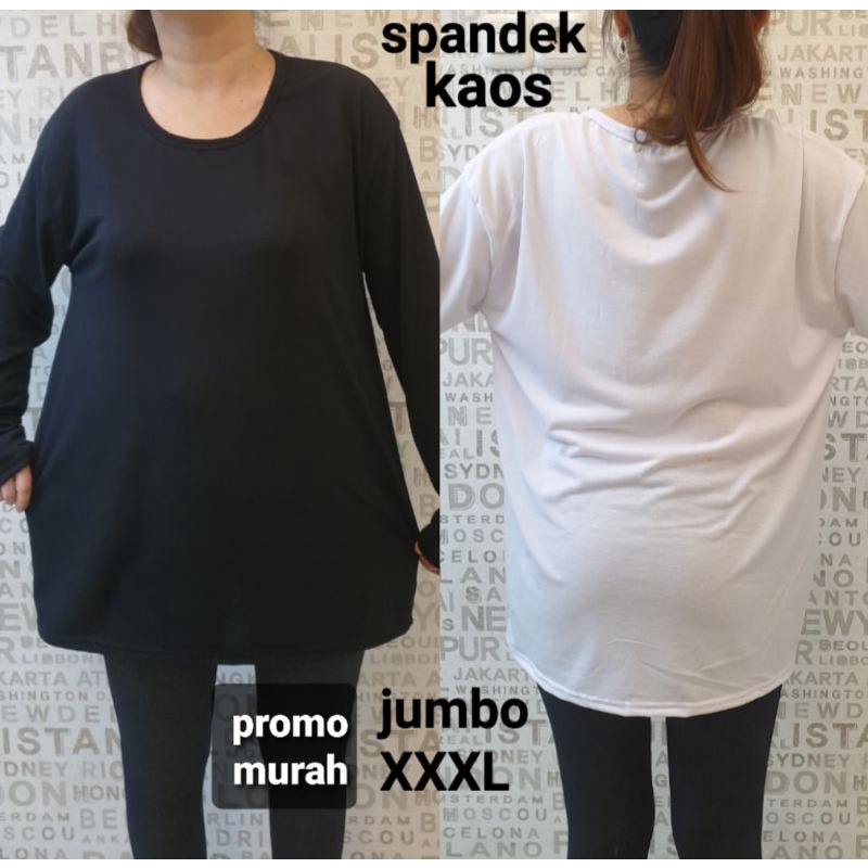 Spandex manset ukuran jumbo  XXXL tgnpanjang