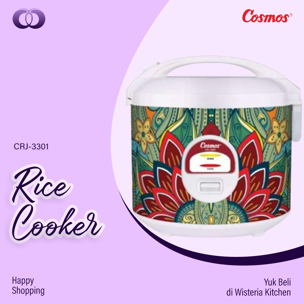 COSMOS Rice Cooker 1.8 Liter CRJ-3301