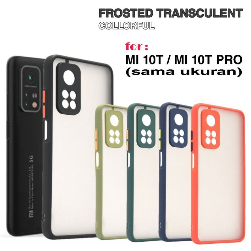 Case Xiaomi Mi 10T Mi 10T Pro Case Protection Camera Case Dove Button Collor