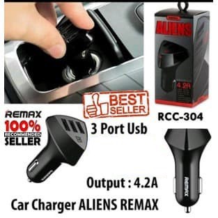 KEPALA SAVER REMAX ALIEN 3 USB 2.4A RCC-034