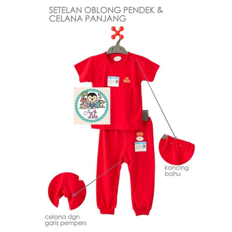 MIYO Setelan Oblong Pendek Panjang Red Series MLXL