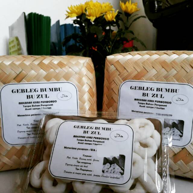 

Geblek Bumbu Kacang oleh oleh khas Kab.Purworejo