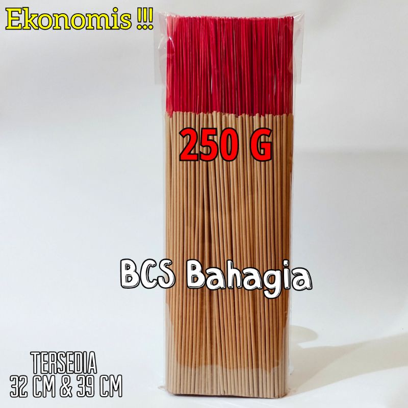 hio dupa coklat putih tidak ada (tanpa) wangi isi 250 gram kaki merah / hio tawar murah ekonomis / hio stik stick incense