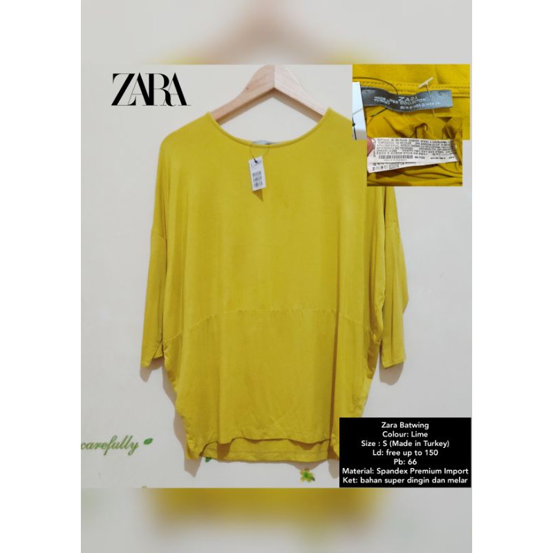 zara batwing top