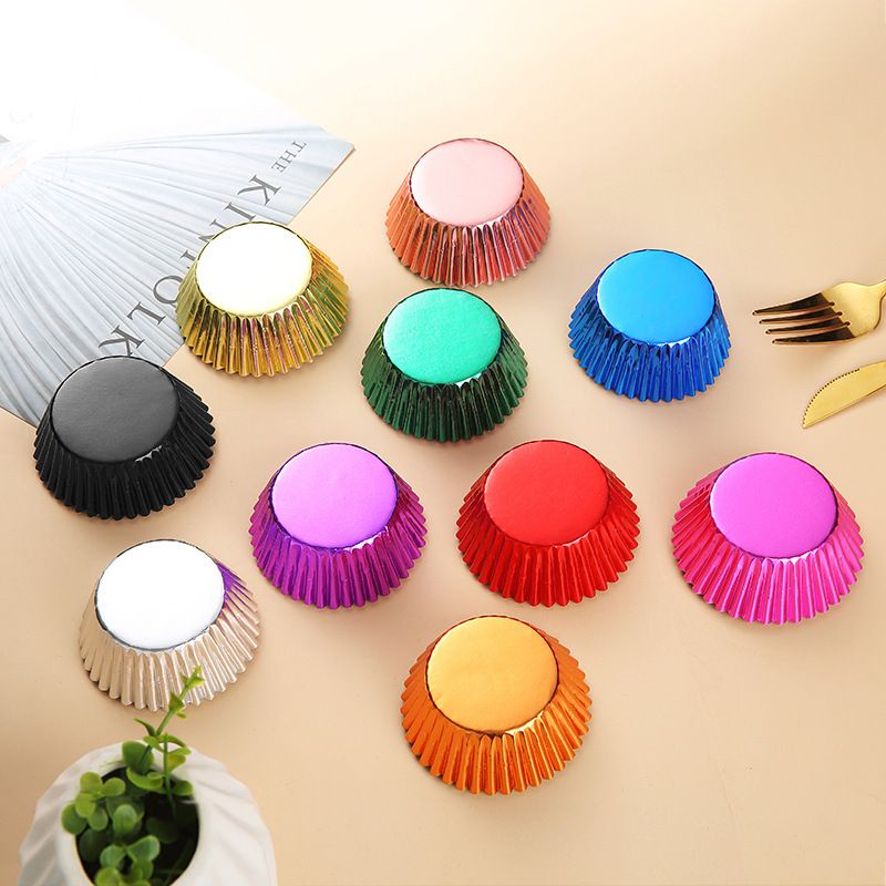 100cup -Cupcake case foil metalik, cupcake case diva, kertas cupcake, cupcake paper, cup muffin
