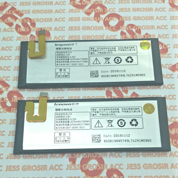 Baterai Battery Original LENOVO BL215 , BL-215 , Vibe X , S960 , S960T