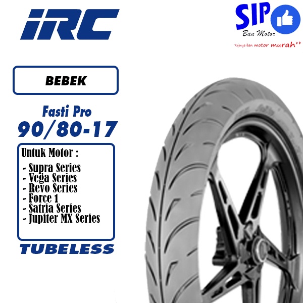 Ban racing ring 17 IRC Fasti Pro 90 80 17 tubeless