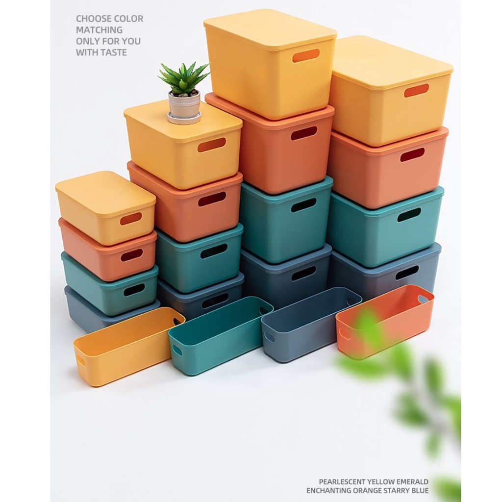 Kotak Penyimpanan Plastik Keranjang Serbaguna Organizer Storage Box