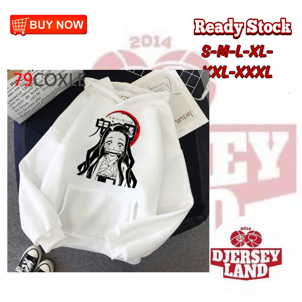 HOODIE WANITA ANIME DEMON SLAYER NEZUKO KAMADO KIMETSU NO YAIBA