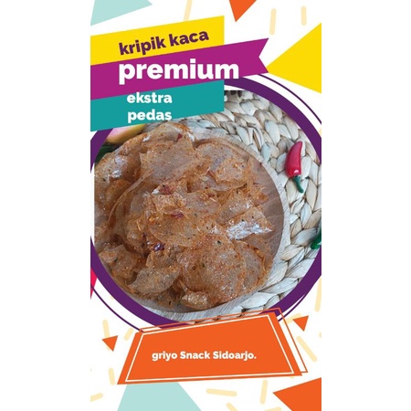 PREMIUM//KERIPIK KACA //KERIPIK KACA 50GR