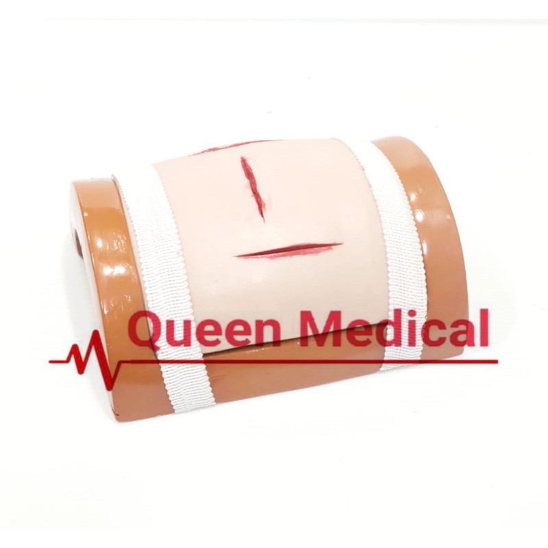 Alat Peraga/Manekin Phantom Suture Training Belajar Menjahit luka Paha