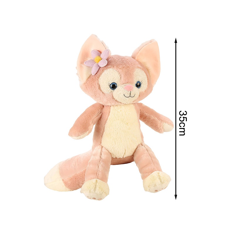 Ready Stock !!! 35cm Pink Fox Cartoon New Friend LinaBell Stuffed Plush Toys Kawaii Plush Toys