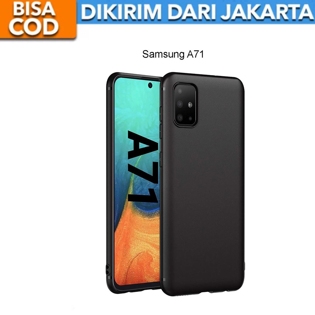 SoftCase Black Matte for Samsung Galaxy A71