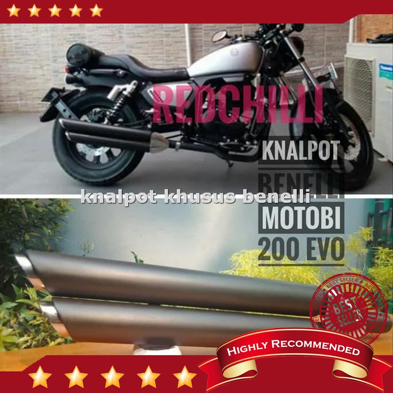 Harga Promo Knalpot Benelli Motobi 200 Evo Murah