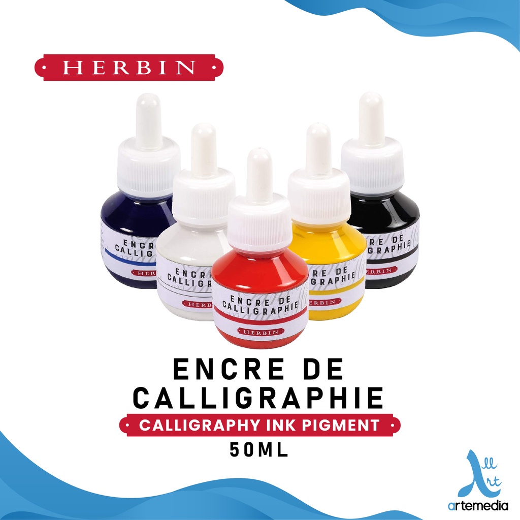 

Herbin Calligraphy Ink Pigment Drawing Writing Tinta Kaligrafi