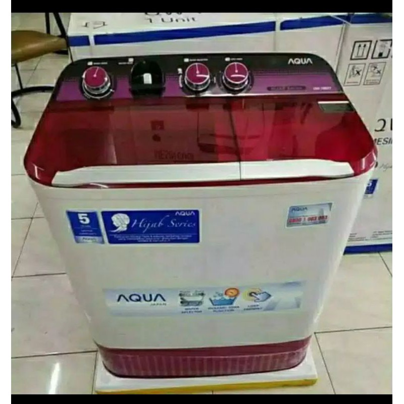 Mesin cuci Aqua 7 kg garansi resmi