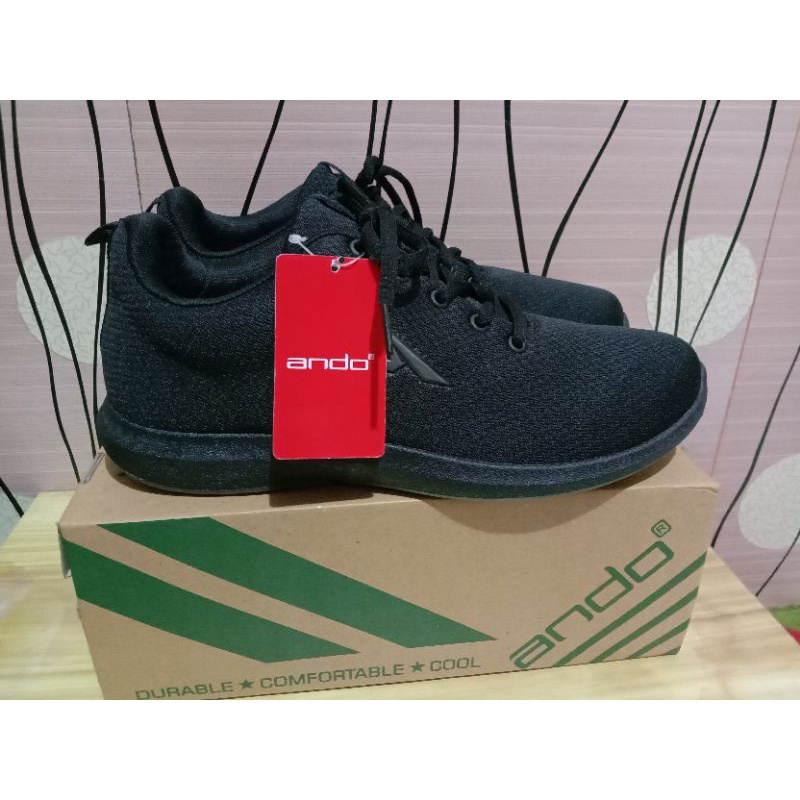 SEPATU ANDO DEWASA/SEPATU SEKOLAH SMA LAKI PEREMPUAN SIZE 37-43