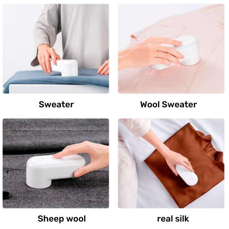 Xiaomi Lint Remover Portable Fuzz Hair Ball Trimmer Electric Wireless USB Charging