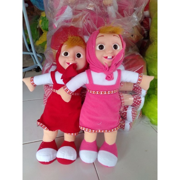 BONEKA KARAKTER KARTUN MASHA AND THE BEAR MURAH