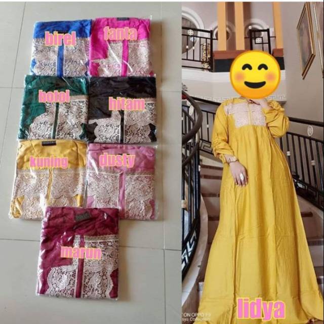 Gamis renda lidya