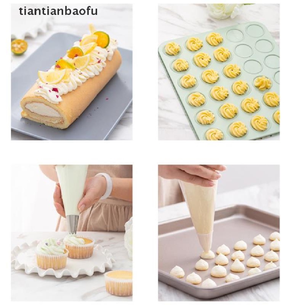 100 Pcs Tas Pipa Icing Fondant Krim Kue Sekali Pakai