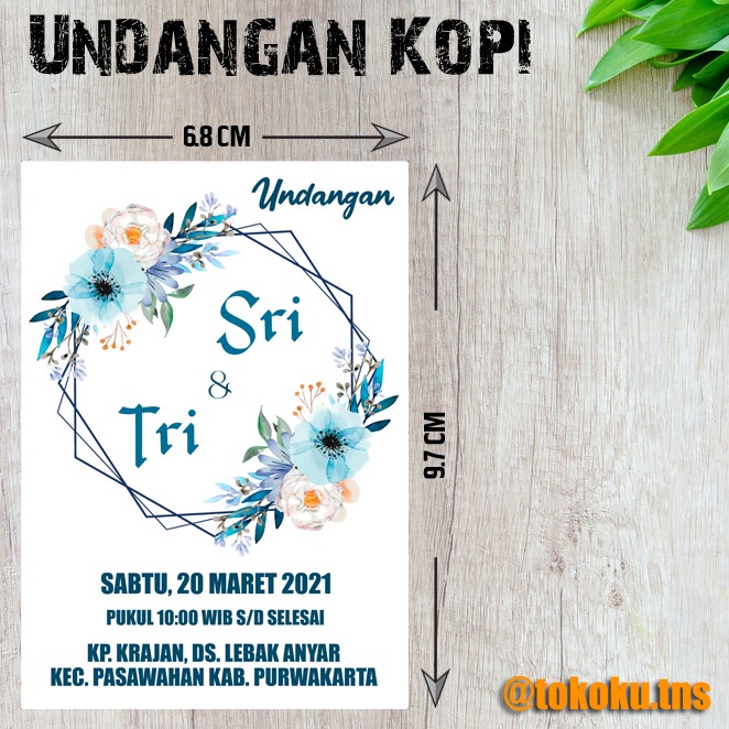 UNDANGAN MINI/UNDANGAN KOPI/UNDANGAN PERNIKAHAN/UNDANGAN KHITAN