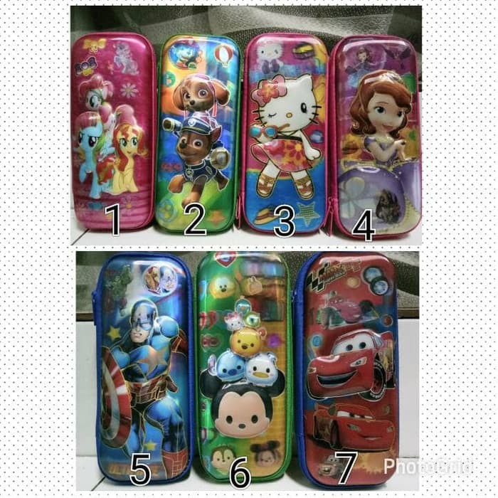 

Kotak Tempat Pensil Motif Timbul Karakter Spiderman - HK - cars - LP