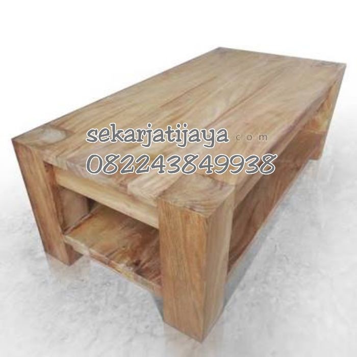 Meja tamu meja sofa kopi coffee table jati jepara