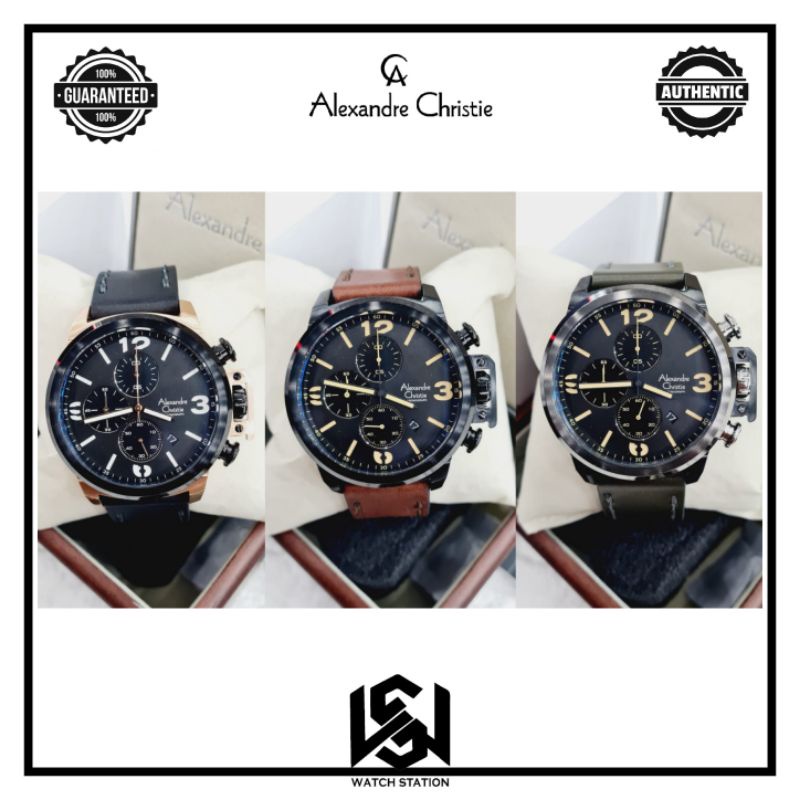 Jam tangan Pria Alexandre Christie Ac6280 / Ac 6280 Original garansi resmi 1 tahun