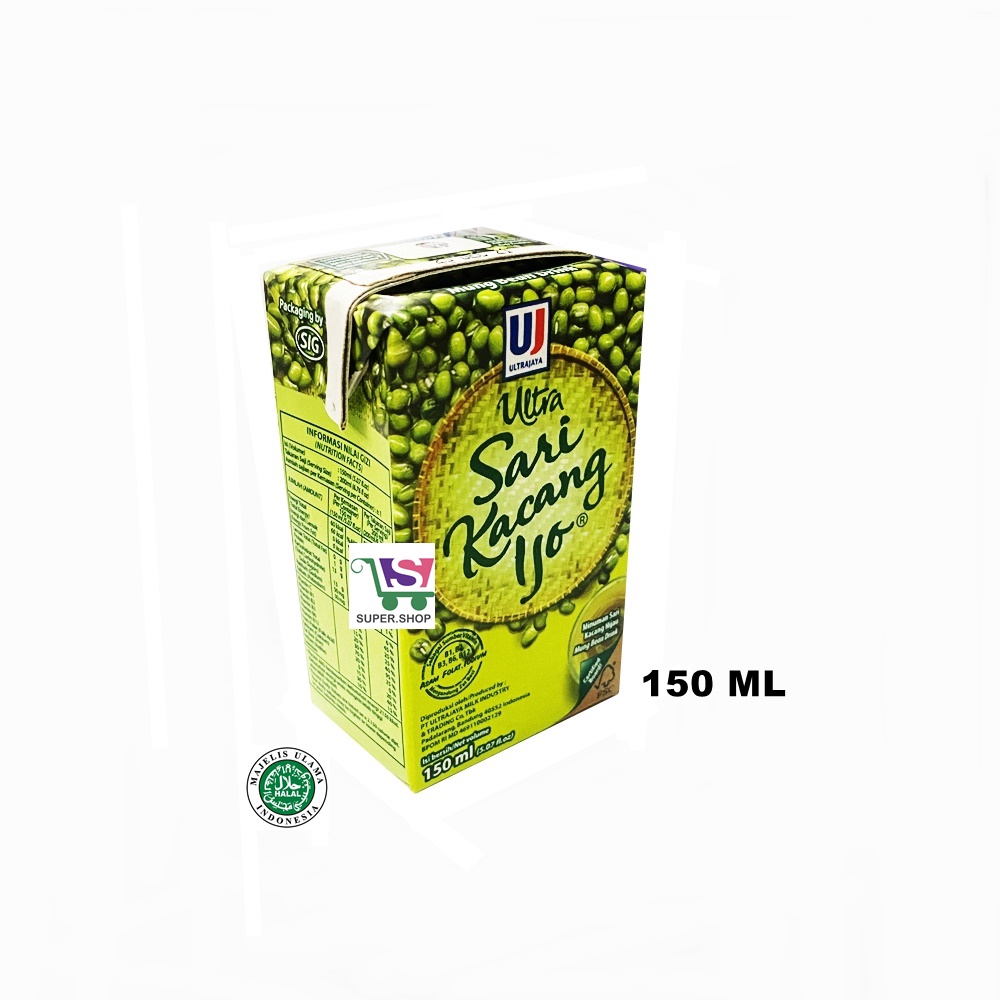 Jual Ultra Sari Kacang Ijo Hijau Minuman Nutrisi 150 Ml Shopee