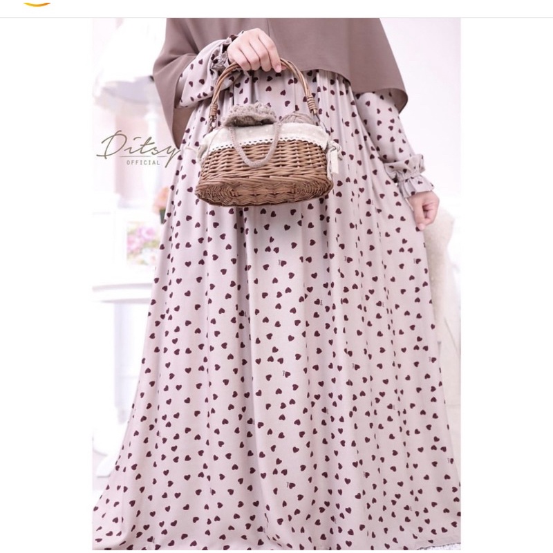 Heart Mocca Nightgown by Ditsy Official