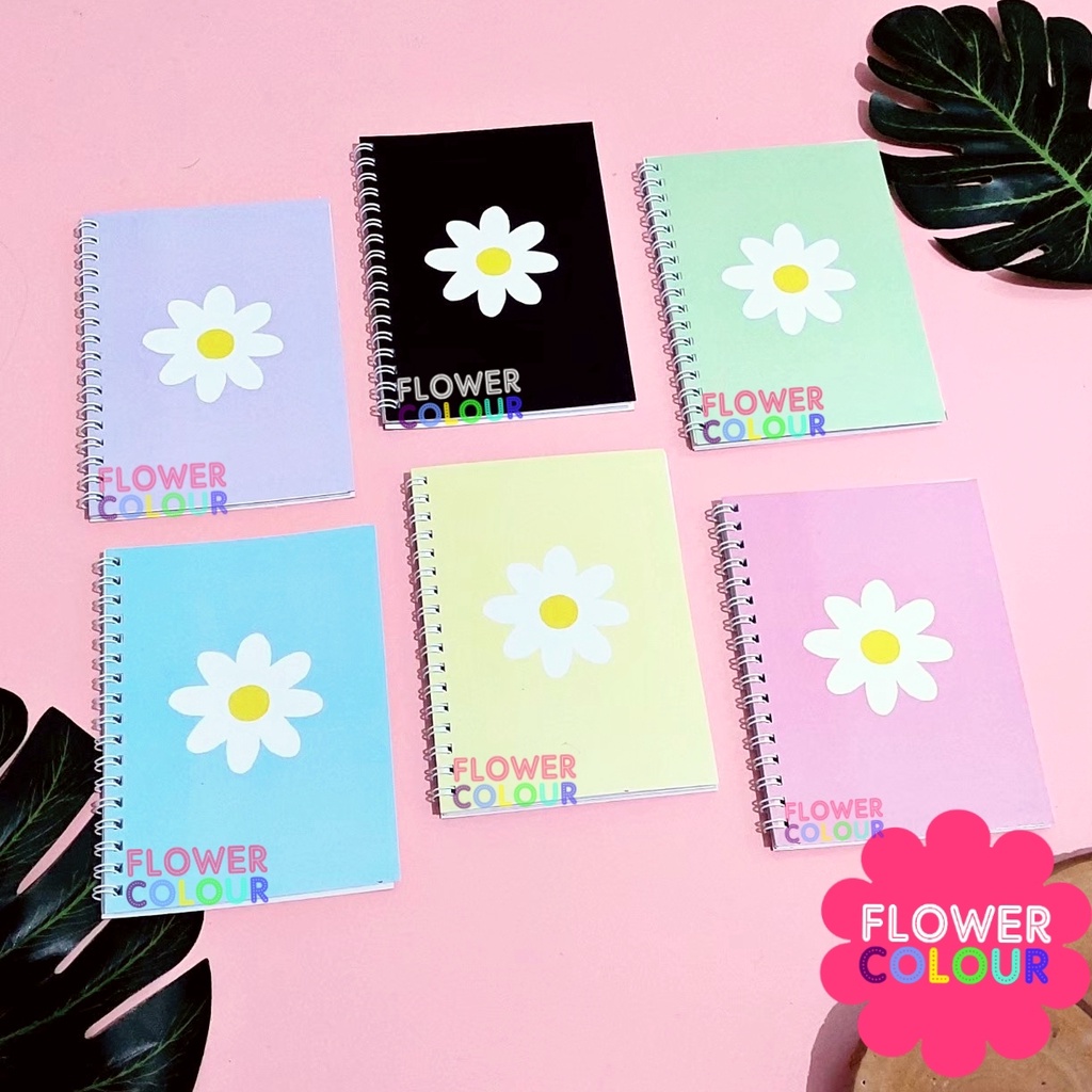 

Buku Tulis Notebook Aesthetic / Buku Notes / Notebook Bunga