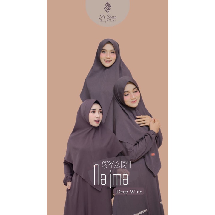 SET GAMIS HIJAB | SET NAJMA SYARI ORI BY AS-SHEZA