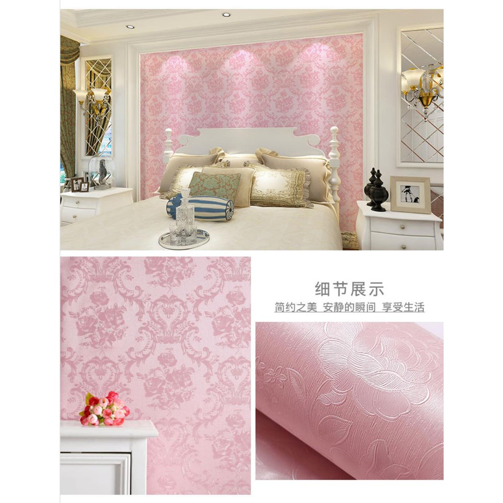 Wallpaper Sticker 81033-F10 BUNGA  / Wallpaper Sticker Termurah / 9mx45cm 81033-F10