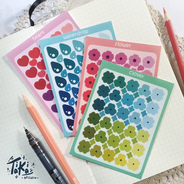 

Mini Sticker Sheet / Deco Sticker Kisscut