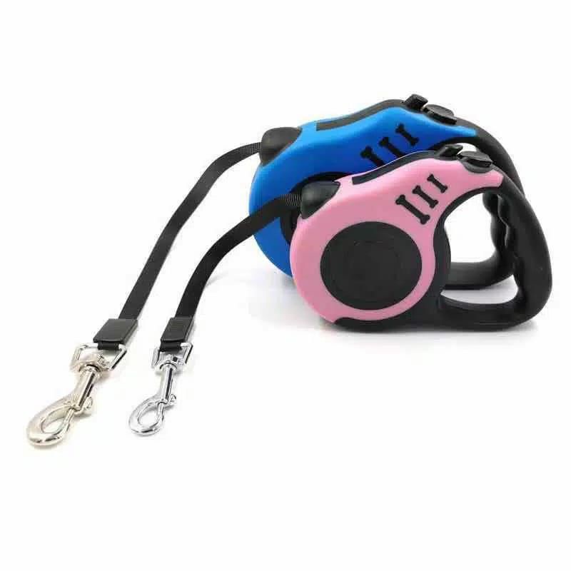 Tali tuntun retractable 3m/5m untuk anjing kucing