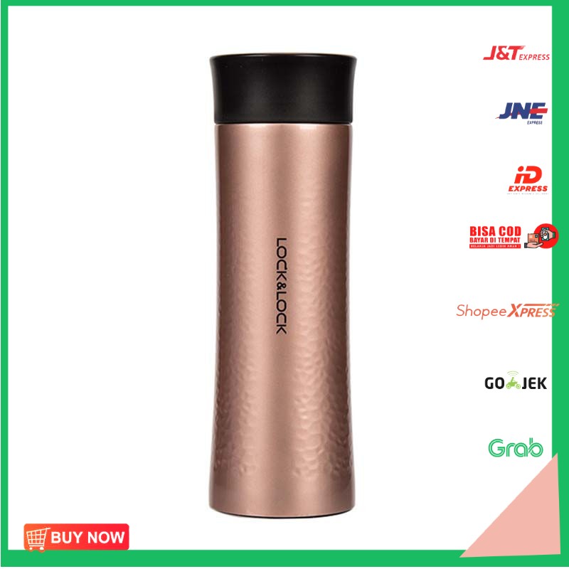 [[[BISA COD]]] Lock&Lock Diamond Tumbler 300mL - Golden Pink