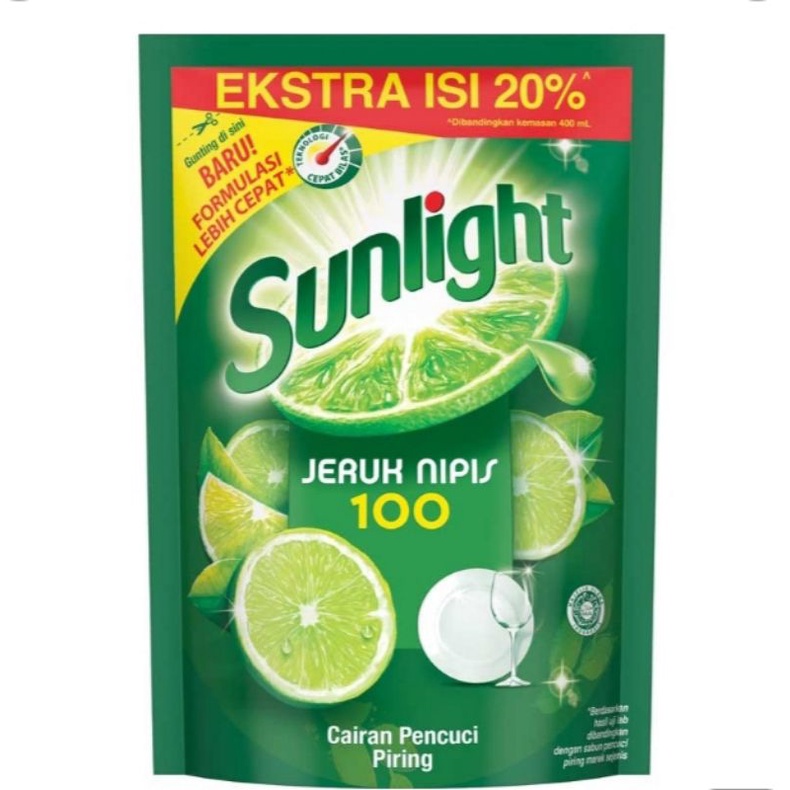 Sunlight Sabun Cuci Piring Jeruk Nipis 510 ml